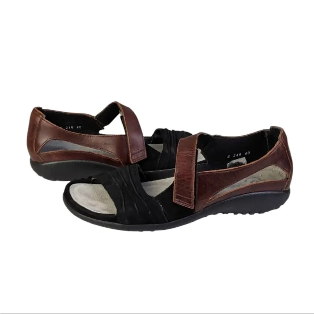 NAOT Papaki Sandals Size 40 US 9  EUC $189     S3286
